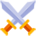 2 épées en X